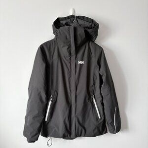 Helly Hansen Performance Ski Snowboard Jacket Coat Black Size Medium